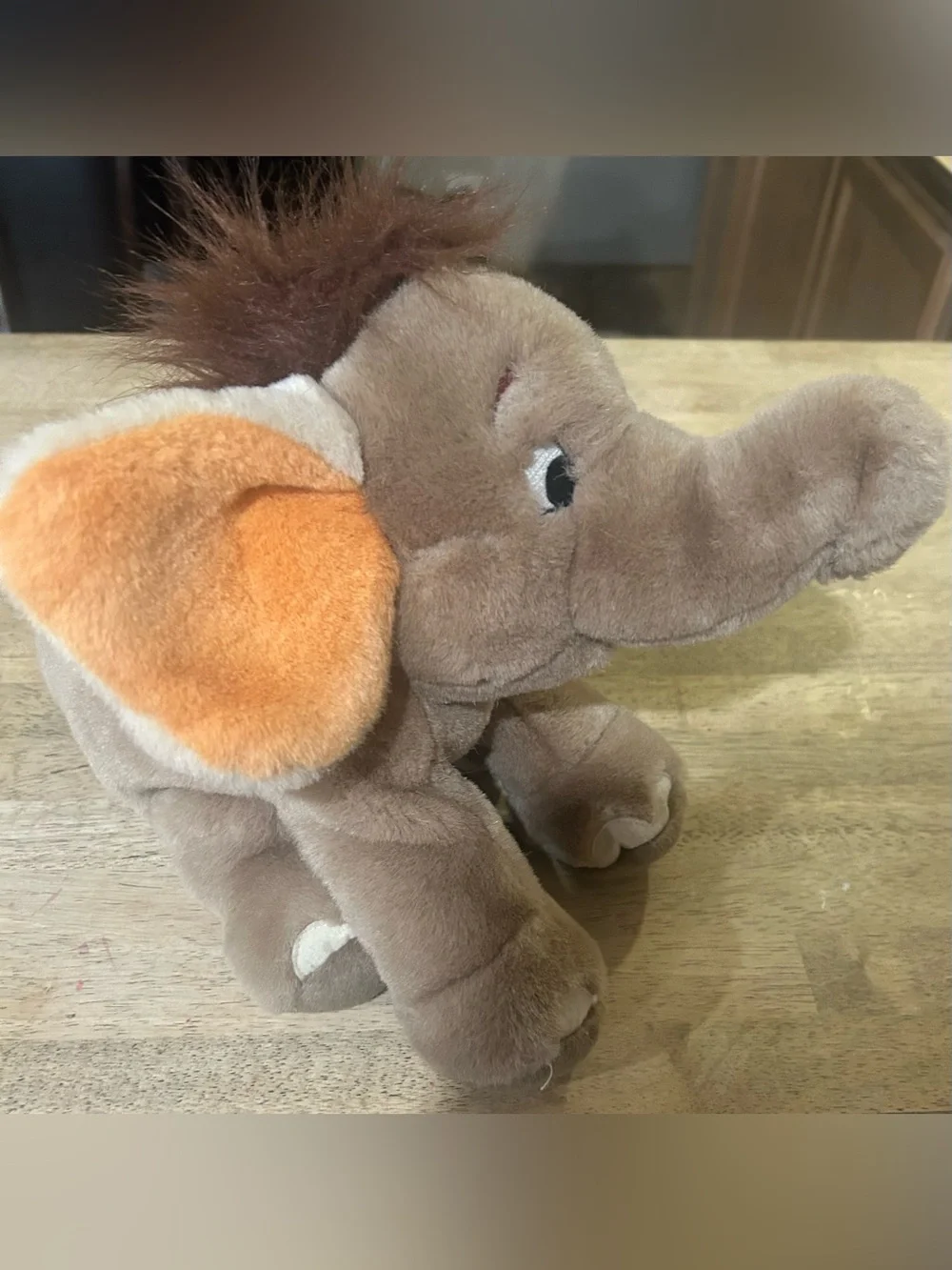 VINTAGE DISNEY STORE HATHI JR BABY ELEPHANT JUNGLE BOOK STUFFED ANIMAL PLUSH